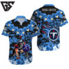 Personalized Tennessee Titans Camouflage Bloom Hawaiian Shirt