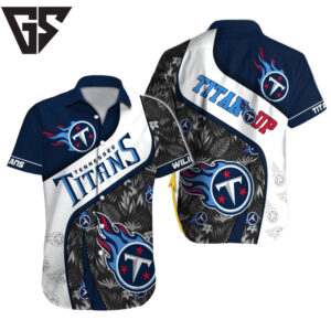 Personalized Tennessee Titans Dynamic Wave Hawaiian Shirt Personalized Tennessee Titans Dynamic Wave Hawaiian Shirt