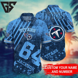 Personalized Tennessee Titans Island Adventure Hawaiian Shirt Personalized Tennessee Titans Island Adventure Hawaiian Shirt