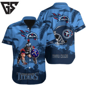 Personalized Tennessee Titans Island Defender Hawaiian Shirt Personalized Tennessee Titans Island Defender Hawaiian Shirt