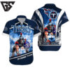 Personalized Tennessee Titans Sky Shield Hawaiian Shirt