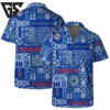 Philadelphia 76ers Blue Tile Pattern Hawaiian Shirt