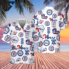 Philadelphia 76ers Classic Logo Collection Hawaiian Shirt