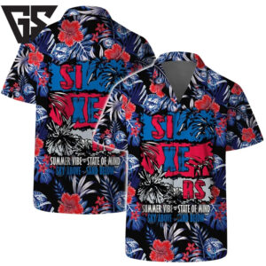 Philadelphia 76ers Summer State of Mind Hawaiian Shirt Philadelphia 76ers Summer State of Mind Hawaiian Shirt