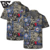Philadelphia 76ers Vintage Black and Gold Hawaiian Shirt