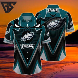 Philadelphia Eagles Fierce Fan Hawaiian Shirt Philadelphia Eagles Fierce Fan Hawaiian Shirt