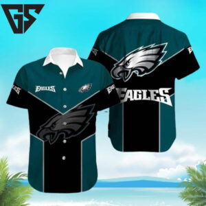 Philadelphia Eagles Modern Crest Hawaiian Shirt Philadelphia Eagles Modern Crest Hawaiian Shirt