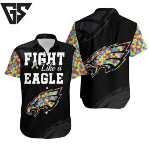 Philadelphia Eagles Puzzle Pride Hawaiian Shirt Philadelphia Eagles Puzzle Pride Hawaiian Shirt