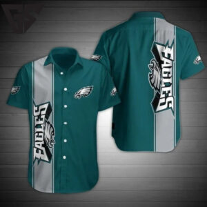 Philadelphia Eagles Stripe Pride Hawaiian Shirt Philadelphia Eagles Stripe Pride Hawaiian Shirt