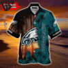 Philadelphia Eagles Sunset Paradise Hawaiian Shirt