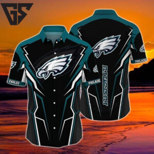 Philadelphia Eagles Thunder Strike Hawaiian Shirt Philadelphia Eagles Thunder Strike Hawaiian Shirt
