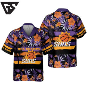 Phoenix Suns Championship Tropics Hawaiian Shirt Phoenix Suns Championship Tropics Hawaiian Shirt