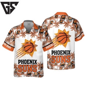 Phoenix Suns Suns Ball Palms Tree Hawaiian Shirt Phoenix Suns Suns Ball Palms Tree Hawaiian Shirt