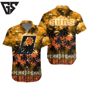 Phoenix Suns Sunset Palms Hawaiian Shirt Phoenix Suns Sunset Palms Hawaiian Shirt