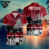 Portland Trail Blazers Sunset Palms Hawaiian Shirt