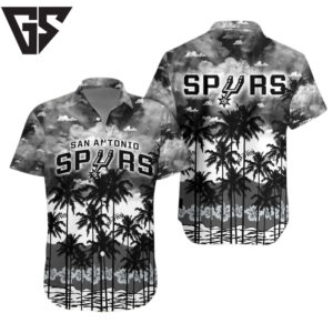 San Antonio Spurs Tropical Sunset Hawaiian Shirt San Antonio Spurs Tropical Sunset Hawaiian Shirt