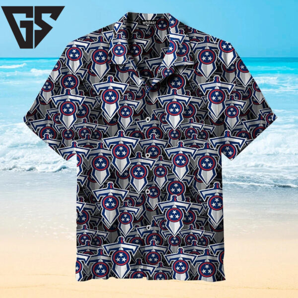 Tennessee Titans Bold Blade Hawaiian Shirt