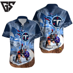 Tennessee Titans Coconut Warrior Hawaiian Shirt