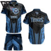 Tennessee Titans Geometric Power Hawaiian Shirt