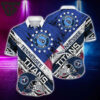 Tennessee Titans Graphic American Flag Hawaiian Shirt