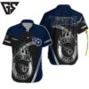 Tennessee Titans Hibiscus Blitz Hawaiian Shirt