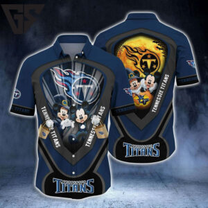Tennessee Titans Mickey Halloween Night Hawaiian Shirt