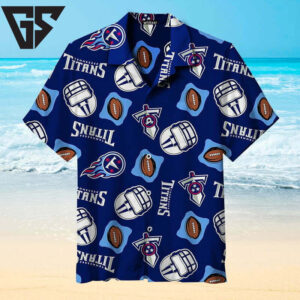 Tennessee Titans Playmaker Paradise Hawaiian Shirt Tennessee Titans Playmaker Paradise Hawaiian Shirt