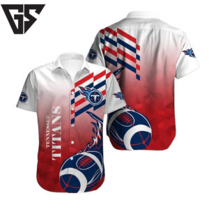 Tennessee Titans Rising Flames Hawaiian Shirt Tennessee Titans Rising Flames Hawaiian Shirt