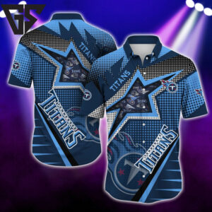 Tennessee Titans Star Power Hawaiian Shirt Tennessee Titans Star Power Hawaiian Shirt