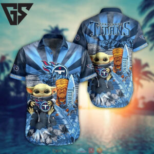 Tennessee Titans Tropical Tiki Hawaiian Shirt Tennessee Titans Tropical Tiki Hawaiian Shirt