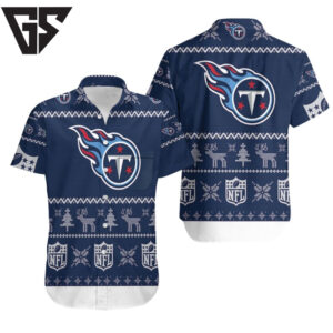 Tennessee Titans Ugly Christmas Hawaiian Shirt Tennessee Titans Ugly Christmas Hawaiian Shirt