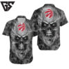 Toronto Raptors Skull Smoke Hawaiian Shirt