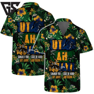 Utah Jazz Tropical Escape Hawaiian Shirt