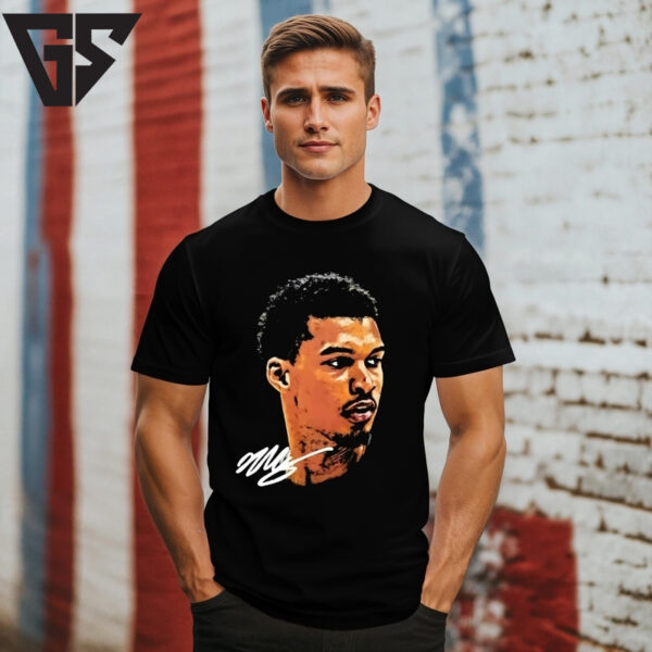 Victor Wembanyama Nba Big Face Player Signature T-Shirt