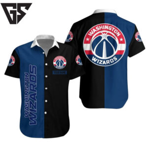 Washington Wizards Custom Split Hawaiian Shirt