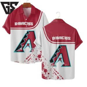 Arizona Diamondbacks Cactus Wave Hawaiian Shirt