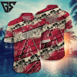 Arizona Diamondbacks Desert Blaze Hawaiian Shirt