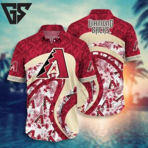 Arizona Diamondbacks Saguaro Sunset Hawaiian Shirt