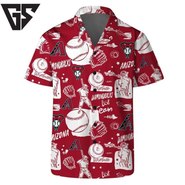Arizona Diamondbacks Sunset Cactus Hawaiian Shirt