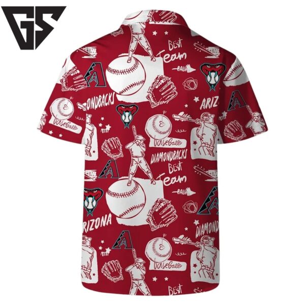 Arizona Diamondbacks Sunset Cactus Hawaiian Shirt