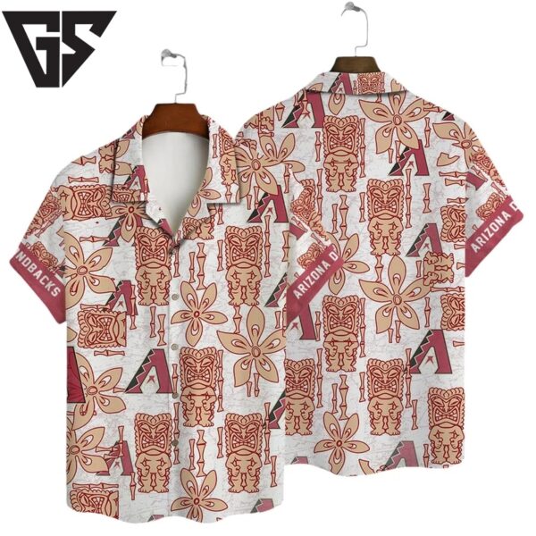 Arizona Diamondbacks Twilight Cactus Hawaiian Shirt