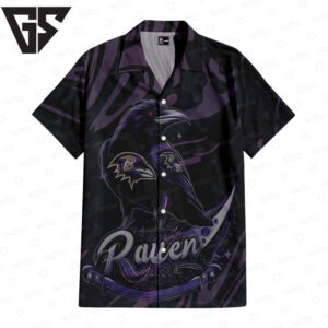 Baltimore Ravens Avian Elegance Hawaiian Shirt