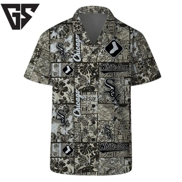 Chicago White Sox Logo Vintage Floral Pattern Hawaiian Shirt