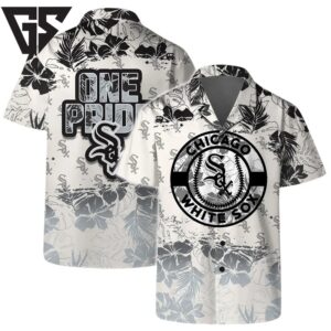 Chicago White Sox Team Logo One Pride Pattern Hawaiian Shirt Chicago White Sox Team Logo One Pride Pattern Hawaiian Shirt