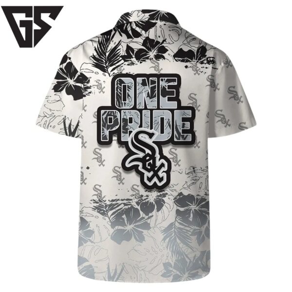 Chicago White Sox Team Logo One Pride Pattern Hawaiian Shirt