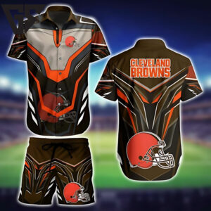 Cleveland Browns Armor Blaze Hawaiian Shirt