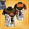 Cleveland Browns Cat Craze Hawaiian Shirt
