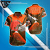 Cleveland Browns Dynamic Stripes Hawaiian Shirt