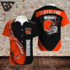 Cleveland Browns Flame Blitz Hawaiian Shirt