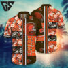 Cleveland Browns Floral Grid Hawaiian Shirt